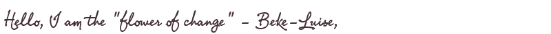 Welcome to Beke-Luise