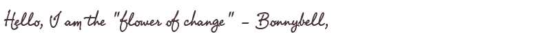 Welcome to Bonnybell