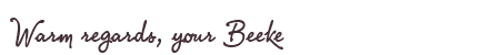 Greetings from Beeke