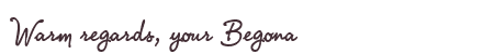 Greetings from Begona