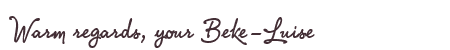 Greetings from Beke-Luise