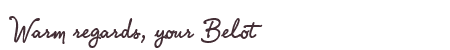 Greetings from Belot