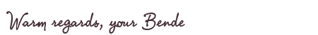 Greetings from Bende