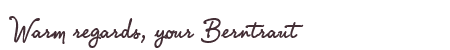 Greetings from Berntraut