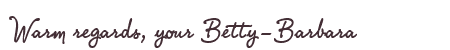 Greetings from Betty-Barbara