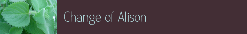 Change of Alison