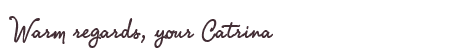 Greetings from Catrina