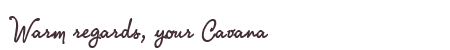 Greetings from Cavana