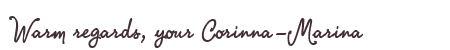 Greetings from Corinna-Marina