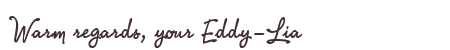 Greetings from Eddy-Lia