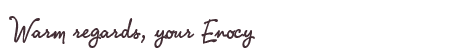 Greetings from Enocy