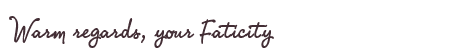 Greetings from Faticity