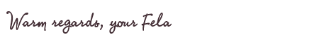 Greetings from Fela