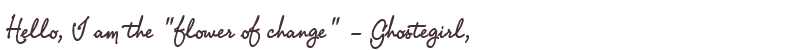 Welcome to Ghostegirl