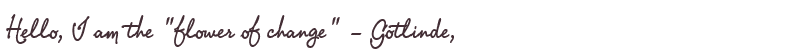 Greetings from Gotlinde