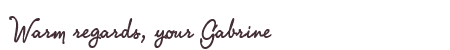 Greetings from Gabrine