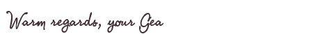 Greetings from Gea