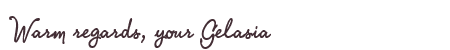 Greetings from Gelasia
