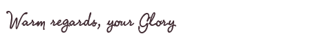Greetings from Glory