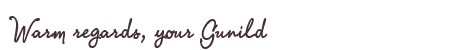 Greetings from Gunild