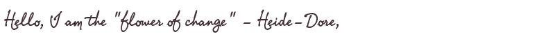 Welcome to Heide-Dore