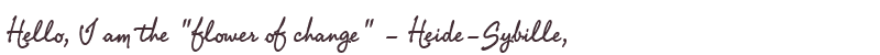 Welcome to Heide-Sybille