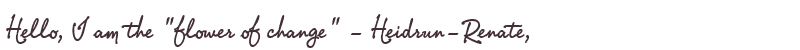 Welcome to Heidrun-Renate