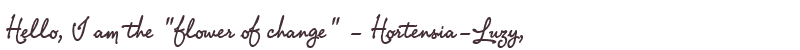 Welcome to Hortensia-Luzy