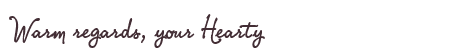 Greetings from Hearty