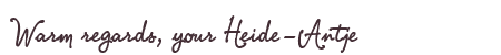 Greetings from Heide-Antje