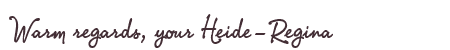 Greetings from Heide-Regina