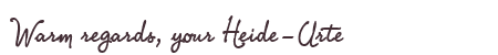 Greetings from Heide-Urte