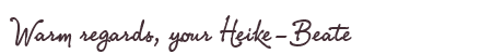 Greetings from Heike-Beate