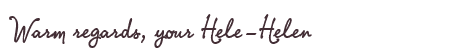 Greetings from Hele-Helen