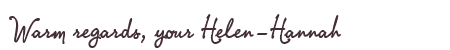 Greetings from Helen-Hannah