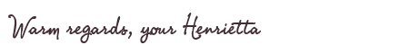 Greetings from Henrietta