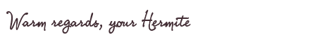 Greetings from Hermite