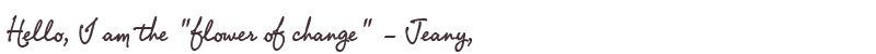Welcome to Jeany