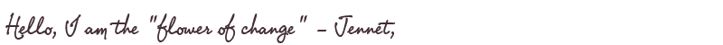 Welcome to Jennet