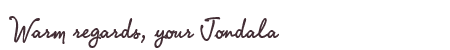 Greetings from Jondala