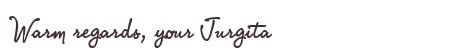 Greetings from Jurgita