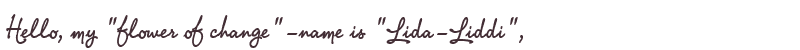Welcome to Lida-Liddi
