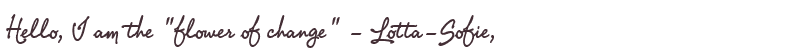 Welcome to Lotta-Sofie