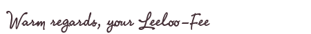 Greetings from Leeloo-Fee