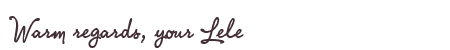 Greetings from Lele