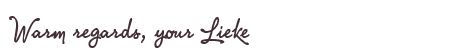 Greetings from Lieke