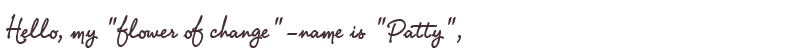 Welcome to Patty