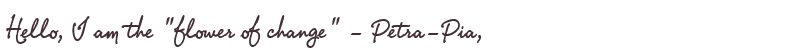 Welcome to Petra-Pia