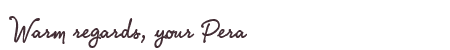 Greetings from Pera