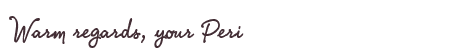 Greetings from Peri